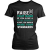 Dental Assistant Shirt - Raise your hand if you love Dental Assistant, if not raise your standards - Profession Gift-T-shirt-Teelime | shirts-hoodies-mugs