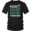 Dental Assistant Shirt - Raise your hand if you love Dental Assistant, if not raise your standards - Profession Gift-T-shirt-Teelime | shirts-hoodies-mugs