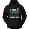 Dental Assistant Shirt - Raise your hand if you love Dental Assistant, if not raise your standards - Profession Gift-T-shirt-Teelime | shirts-hoodies-mugs