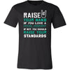 Dental Assistant Shirt - Raise your hand if you love Dental Assistant, if not raise your standards - Profession Gift-T-shirt-Teelime | shirts-hoodies-mugs