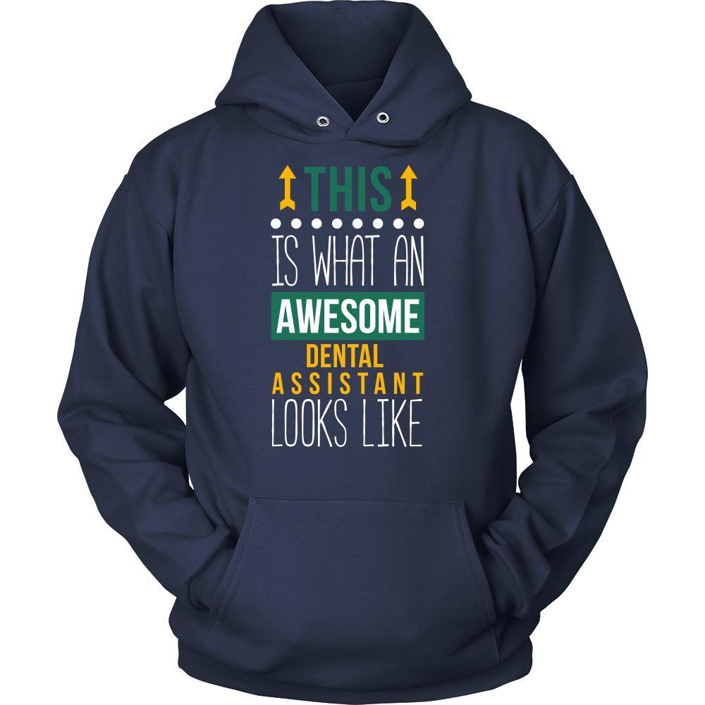 Dental Assistant Shirt - This is what an awesome Dental Assistant looks like - Profession Gift-T-shirt-Teelime | shirts-hoodies-mugs