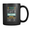 Dental assistant This is what an awesome dental assistant looks like 11oz Black Mug-Drinkware-Teelime | shirts-hoodies-mugs