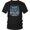 Dental Hygienist Shirt - Dental Hygienist because badass mother fucker isn't an official job title - Profession Gift-T-shirt-Teelime | shirts-hoodies-mugs