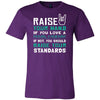 Dental Hygienist Shirt - Raise your hand if you love Dental Hygienist, if not raise your standards - Profession Gift-T-shirt-Teelime | shirts-hoodies-mugs