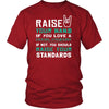 Dental Hygienist Shirt - Raise your hand if you love Dental Hygienist, if not raise your standards - Profession Gift-T-shirt-Teelime | shirts-hoodies-mugs