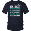 Dental Hygienist Shirt - Raise your hand if you love Dental Hygienist, if not raise your standards - Profession Gift-T-shirt-Teelime | shirts-hoodies-mugs