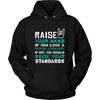 Dental Hygienist Shirt - Raise your hand if you love Dental Hygienist, if not raise your standards - Profession Gift-T-shirt-Teelime | shirts-hoodies-mugs