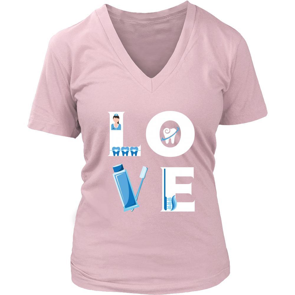 Dentist - LOVE Dentist - Profession/Job Shirt-T-shirt-Teelime | shirts-hoodies-mugs
