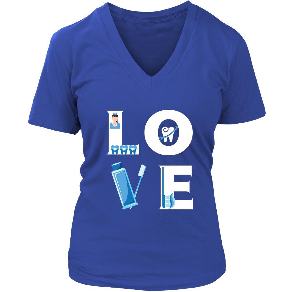 Dentist - LOVE Dentist - Profession/Job Shirt-T-shirt-Teelime | shirts-hoodies-mugs