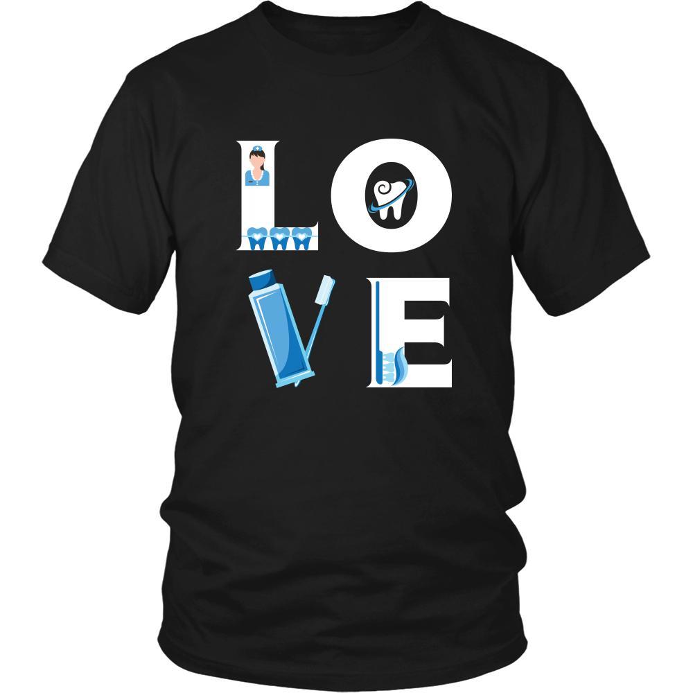 Dentist - LOVE Dentist - Profession/Job Shirt-T-shirt-Teelime | shirts-hoodies-mugs