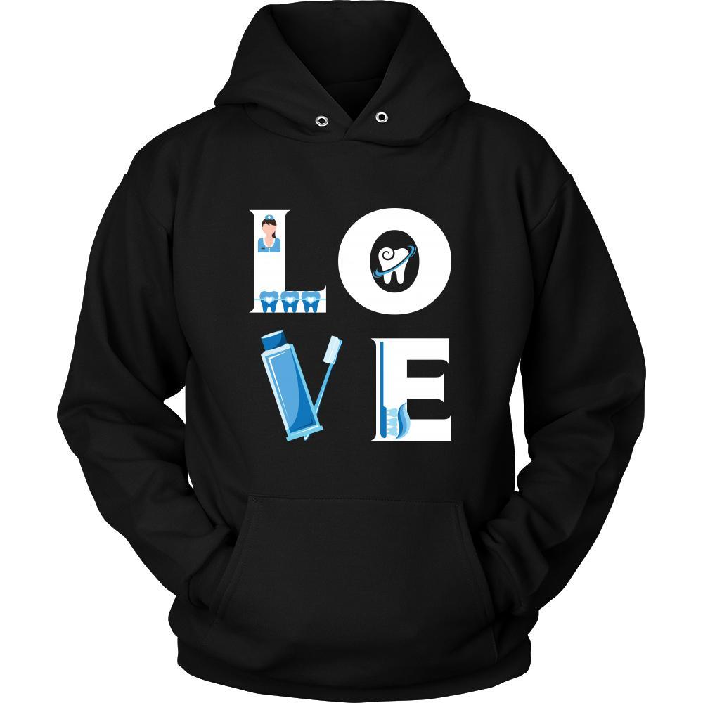 Dentist - LOVE Dentist - Profession/Job Shirt-T-shirt-Teelime | shirts-hoodies-mugs
