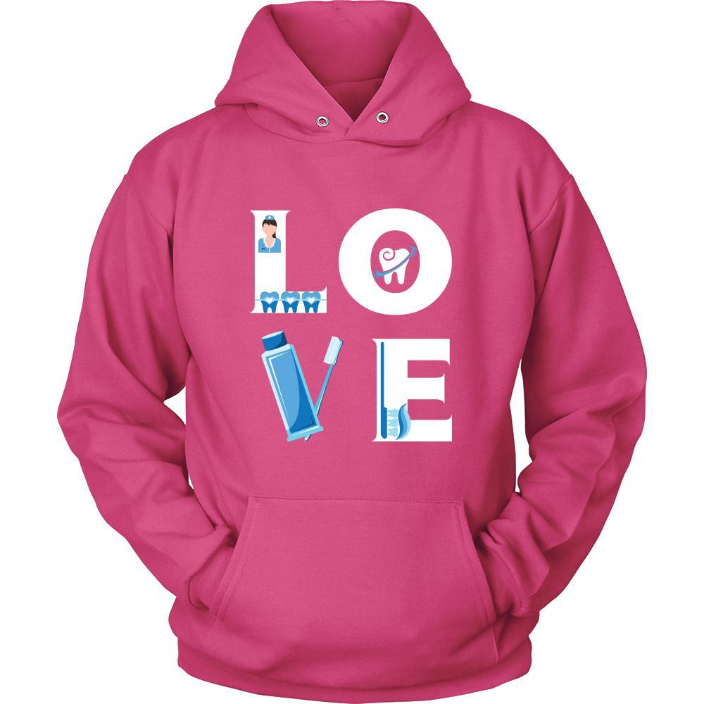 Dentist - LOVE Dentist - Profession/Job Shirt-T-shirt-Teelime | shirts-hoodies-mugs