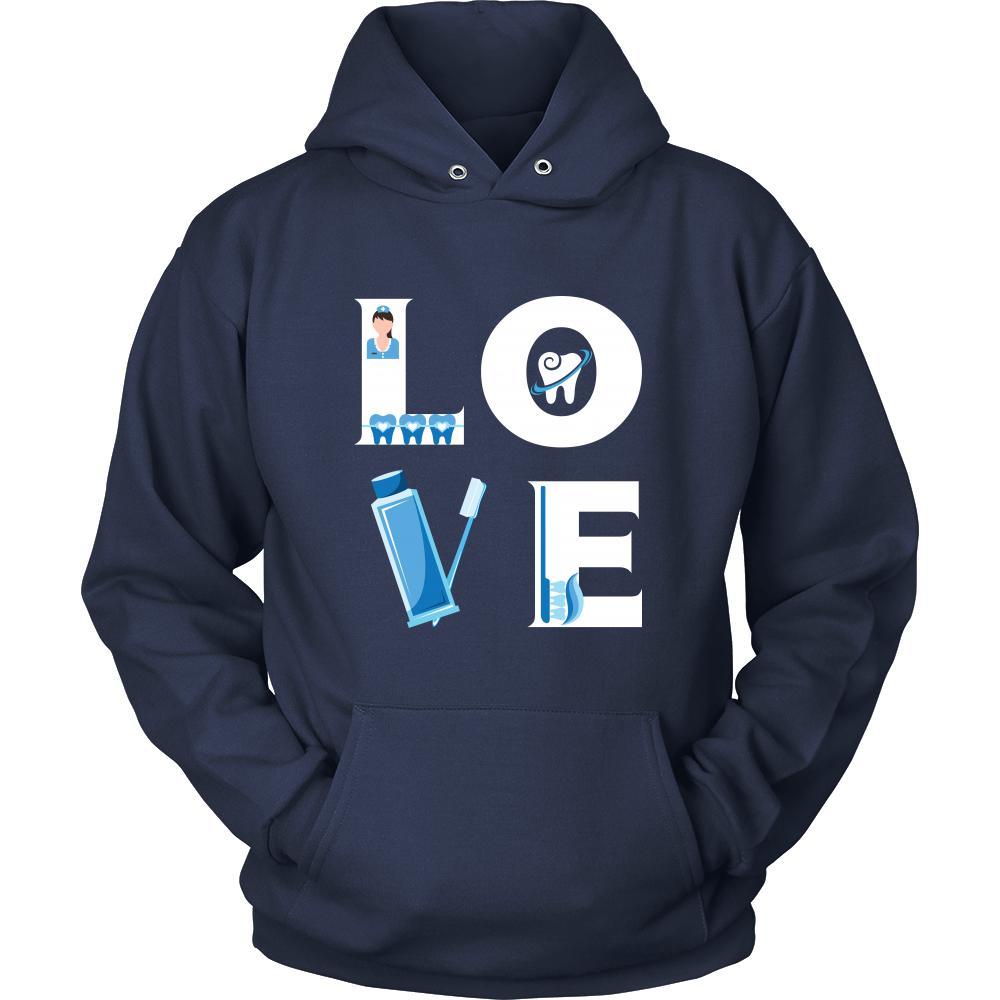 Dentist - LOVE Dentist - Profession/Job Shirt-T-shirt-Teelime | shirts-hoodies-mugs