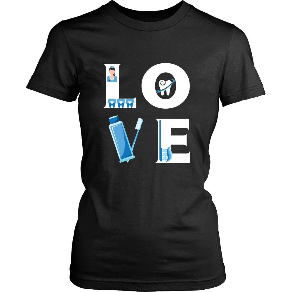Dentist - LOVE Dentist - Profession/Job Shirt-T-shirt-Teelime | shirts-hoodies-mugs