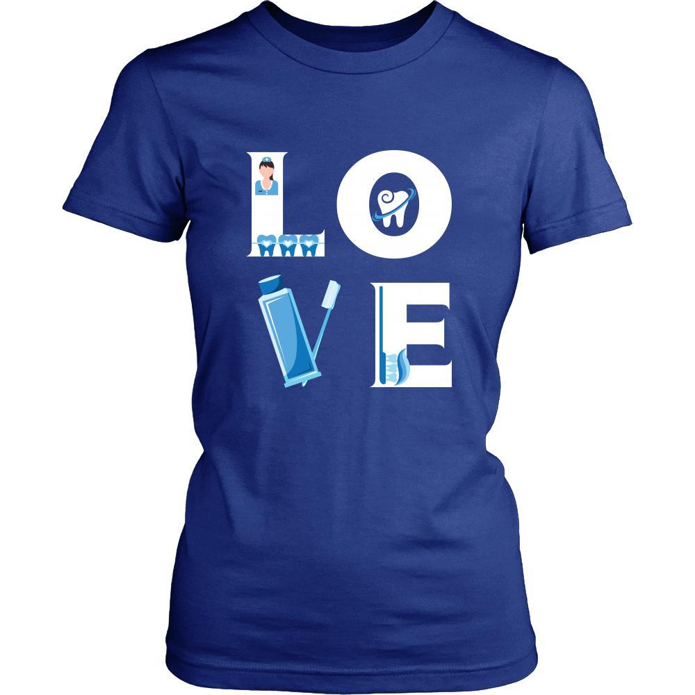 Dentist - LOVE Dentist - Profession/Job Shirt-T-shirt-Teelime | shirts-hoodies-mugs