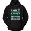 Dentist Shirt - Raise your hand if you love Dentist, if not raise your standards - Profession Gift-T-shirt-Teelime | shirts-hoodies-mugs