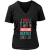 Dentist Shirt This is what an awesome Dentist looks like Profession Gift-T-shirt-Teelime | shirts-hoodies-mugs
