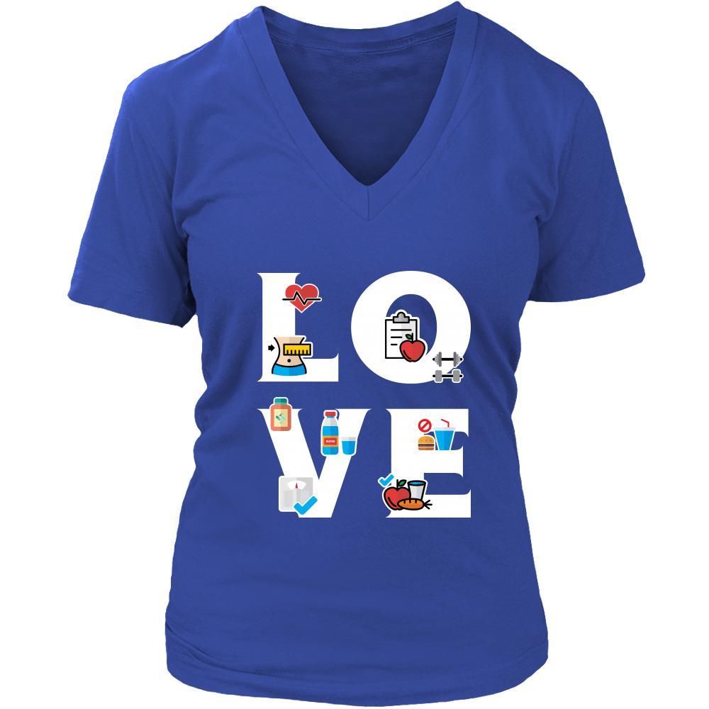 Dietitian - LOVE Dietitian - Health Profession/Job Shirt-T-shirt-Teelime | shirts-hoodies-mugs