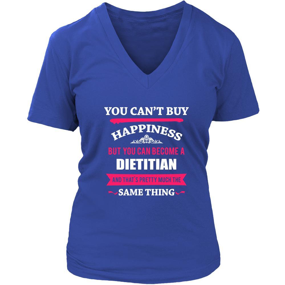 Dietitian Shirt - You can't buy happiness but you can become a Dietitian and that's pretty much the same thing Profession-T-shirt-Teelime | shirts-hoodies-mugs