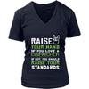 Dispatcher Shirt - Raise your hand if you love Dispatcher, if not raise your standards - Profession Gift-T-shirt-Teelime | shirts-hoodies-mugs