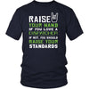 Dispatcher Shirt - Raise your hand if you love Dispatcher, if not raise your standards - Profession Gift-T-shirt-Teelime | shirts-hoodies-mugs