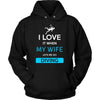 Diving Shirt - I love it when my wife lets me go Diving - Hobby Gift-T-shirt-Teelime | shirts-hoodies-mugs