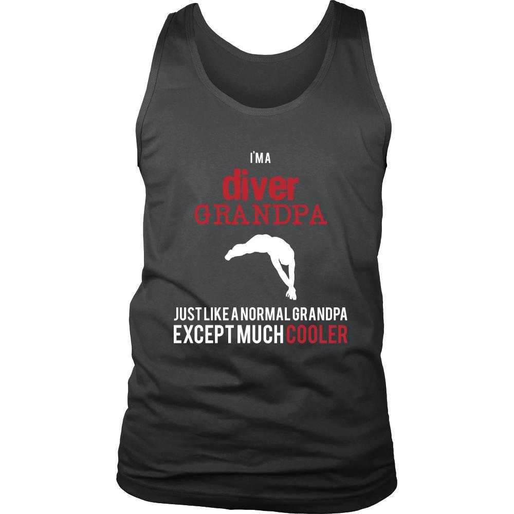 Diving Shirt - I'm a diver grandpa just like a normal grandpa except much cooler Grandfather Hobby Gift-T-shirt-Teelime | shirts-hoodies-mugs
