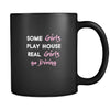Diving some girls play house real girls go Diving 11oz Black Mug-Drinkware-Teelime | shirts-hoodies-mugs