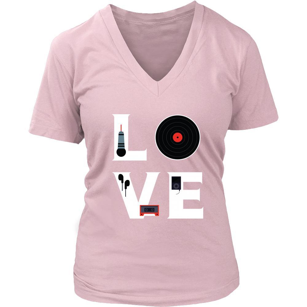 DJ - LOVE DJ - Music Profession/Job Shirt-T-shirt-Teelime | shirts-hoodies-mugs