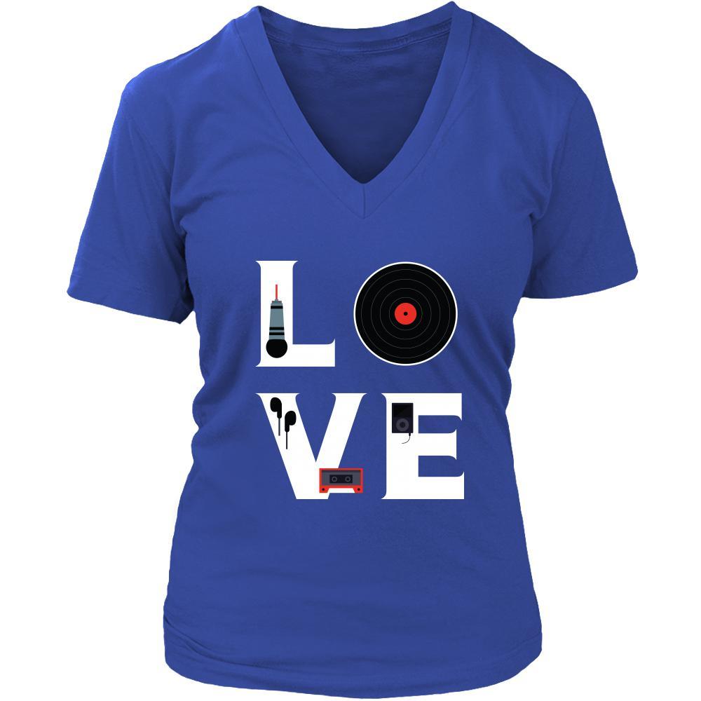 DJ - LOVE DJ - Music Profession/Job Shirt-T-shirt-Teelime | shirts-hoodies-mugs