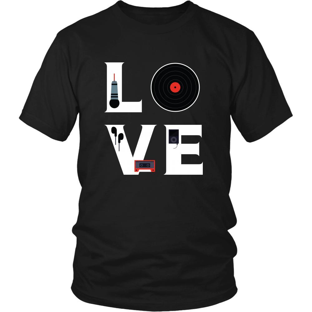DJ - LOVE DJ - Music Profession/Job Shirt-T-shirt-Teelime | shirts-hoodies-mugs