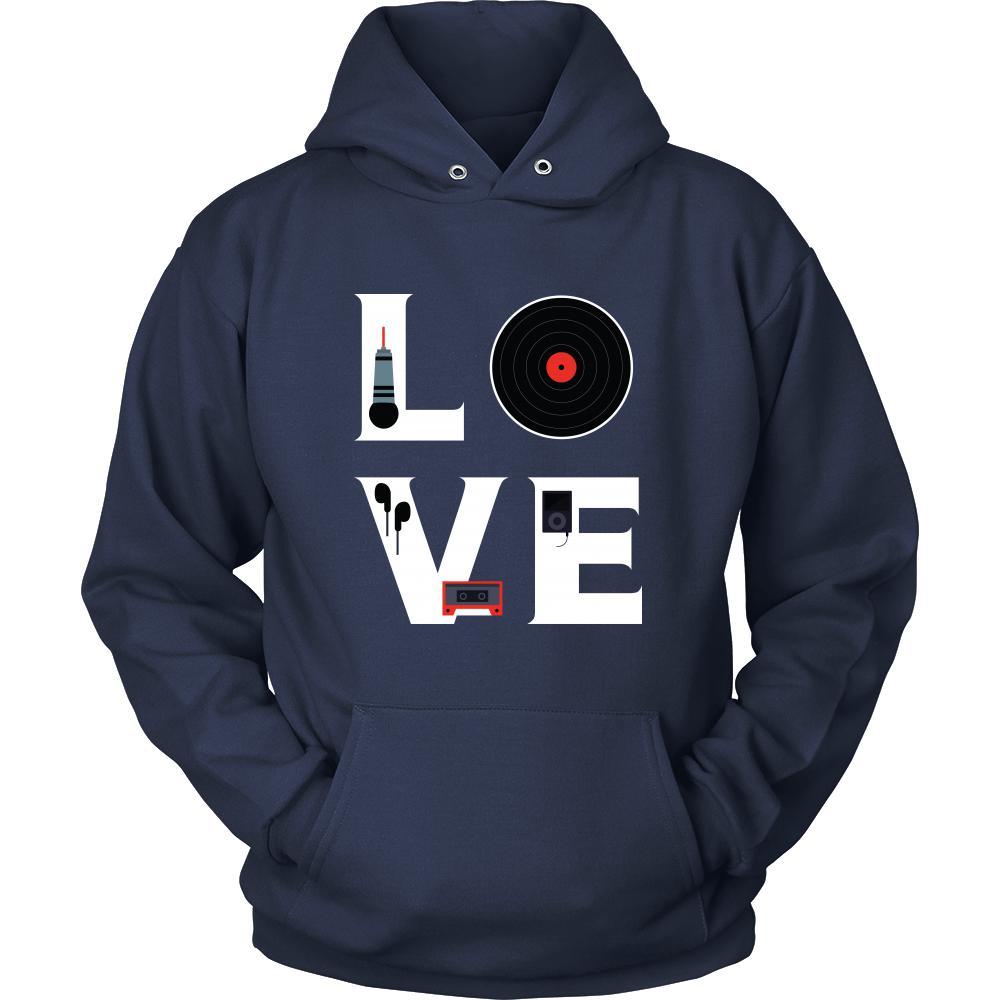 DJ - LOVE DJ - Music Profession/Job Shirt-T-shirt-Teelime | shirts-hoodies-mugs