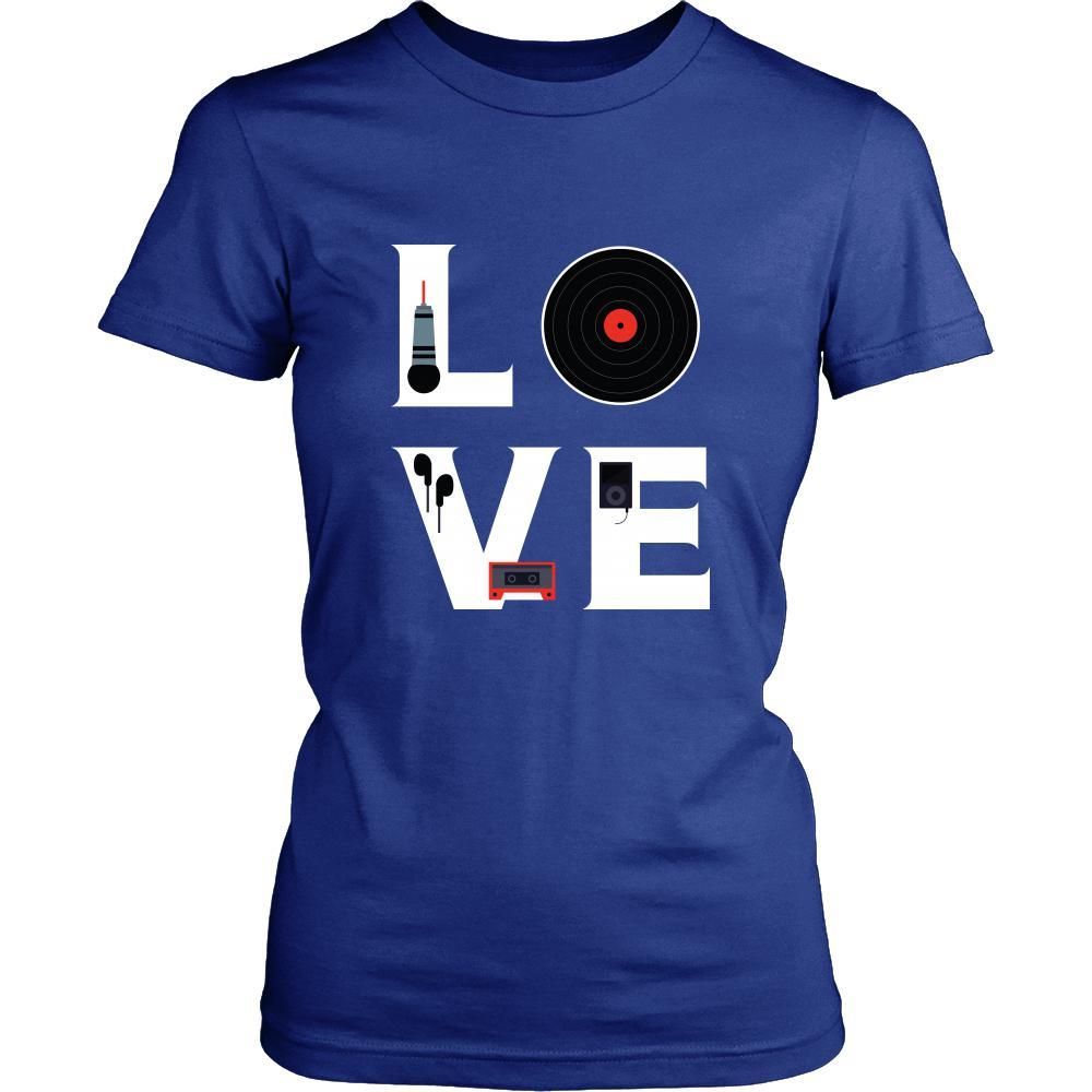 DJ - LOVE DJ - Music Profession/Job Shirt-T-shirt-Teelime | shirts-hoodies-mugs