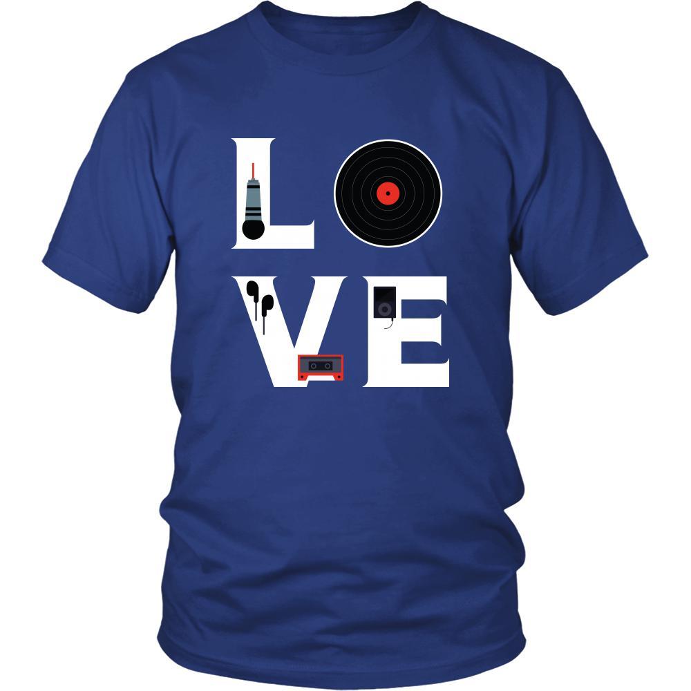 DJ - LOVE DJ - Music Profession/Job Shirt-T-shirt-Teelime | shirts-hoodies-mugs