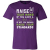 DJ Shirt - Raise your hand if you love DJ, if not raise your standards - Profession Gift-T-shirt-Teelime | shirts-hoodies-mugs