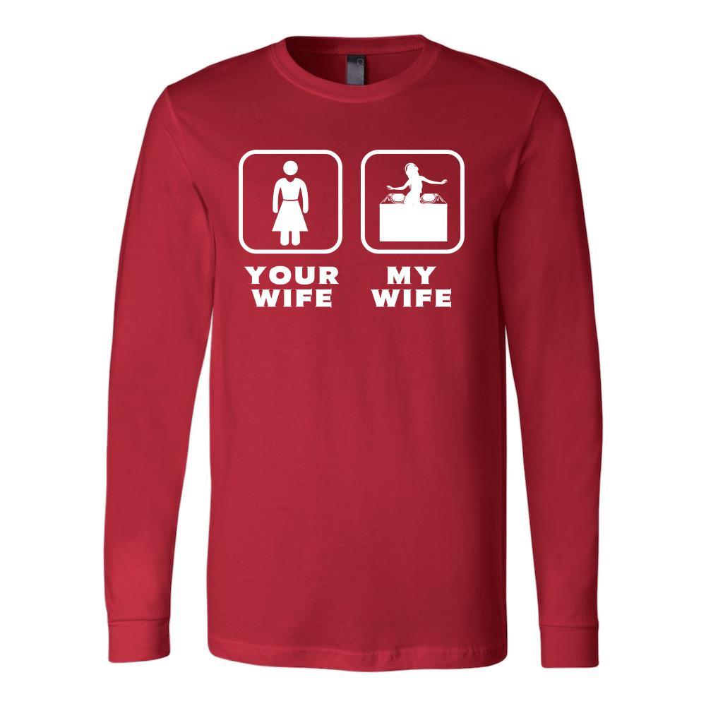 DJ - Your wife My wife - Father's Day Profession/Job Shirt-T-shirt-Teelime | shirts-hoodies-mugs
