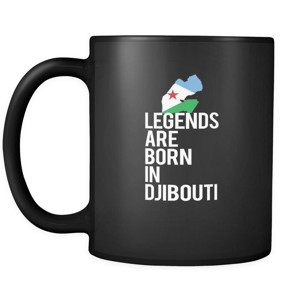 Djibouti Legends are born in Djibouti 11oz Black Mug-Drinkware-Teelime | shirts-hoodies-mugs
