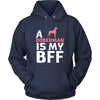 Doberman Shirt - a Doberman is my bff- Dog Lover Gift-T-shirt-Teelime | shirts-hoodies-mugs