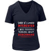 Doberman Shirt - Sorry If I Looked Interested, I think about Doberman - Dog Lover Gift-T-shirt-Teelime | shirts-hoodies-mugs