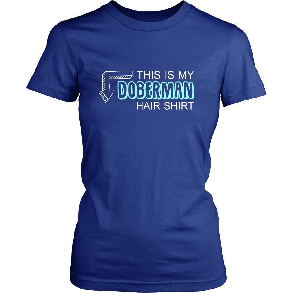 Doberman Shirt - This is my Doberman hair shirt - Dog Lover Gift-T-shirt-Teelime | shirts-hoodies-mugs