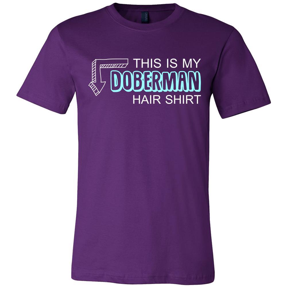 Doberman Shirt - This is my Doberman hair shirt - Dog Lover Gift-T-shirt-Teelime | shirts-hoodies-mugs