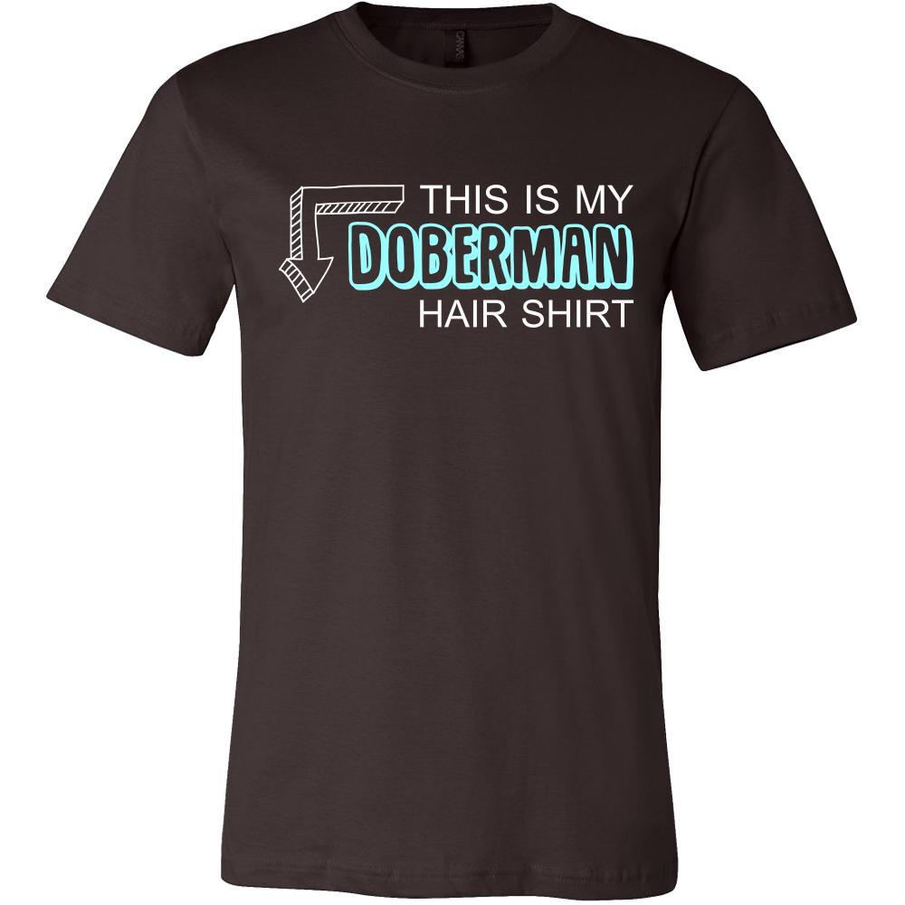 Doberman Shirt - This is my Doberman hair shirt - Dog Lover Gift-T-shirt-Teelime | shirts-hoodies-mugs