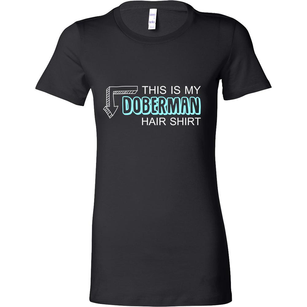 Doberman Shirt - This is my Doberman hair shirt - Dog Lover Gift-T-shirt-Teelime | shirts-hoodies-mugs