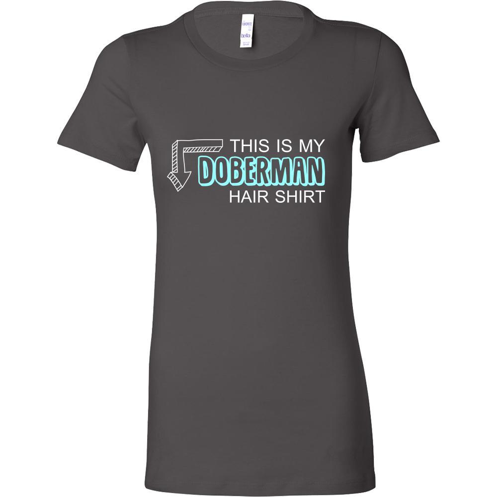 Doberman Shirt - This is my Doberman hair shirt - Dog Lover Gift-T-shirt-Teelime | shirts-hoodies-mugs