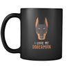 Dog Lover Cofee cup - I love my Doberman-Drinkware-Teelime | shirts-hoodies-mugs