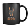 Dog Lover Cofee cup - I love my Doberman-Drinkware-Teelime | shirts-hoodies-mugs