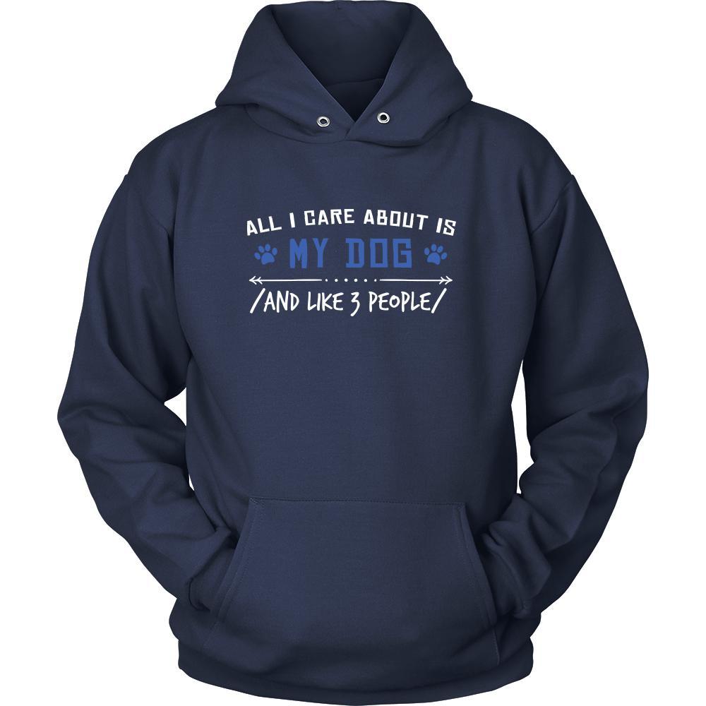 Dog Shirt - All I Care About - Animal Lover Gift-T-shirt-Teelime | shirts-hoodies-mugs