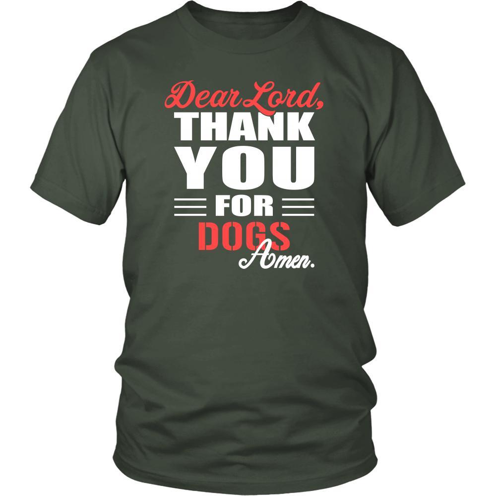 Dog Shirt - Dear Lord, thank you for Dog Amen- Pets-T-shirt-Teelime | shirts-hoodies-mugs
