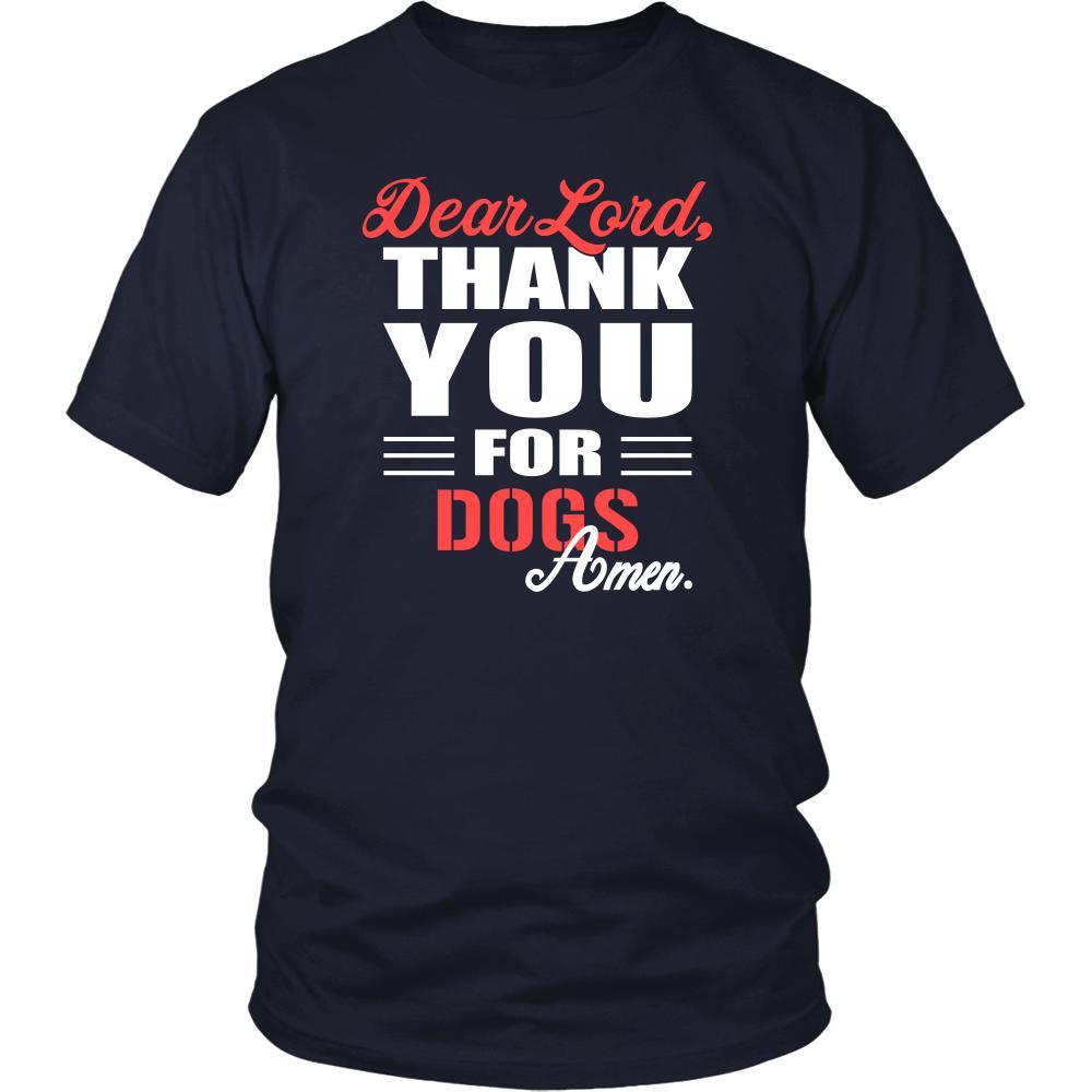 Dog Shirt - Dear Lord, thank you for Dog Amen- Pets-T-shirt-Teelime | shirts-hoodies-mugs