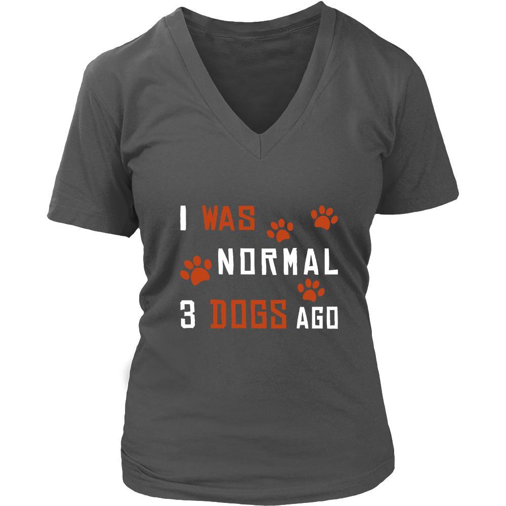 Dog Shirt - Normal 3 Dogs Ago - Animal Lover Gift-T-shirt-Teelime | shirts-hoodies-mugs